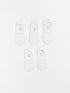 LC Waikiki Women's Plain Invisible Socks - 5-Pack